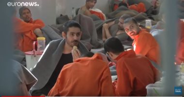 فيديو.. جولة داخل سجن سورى يضم عناصر التنظيم الإرهابى "داعش"