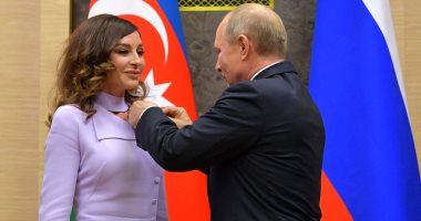 بوتين يمنح زوجة رئيس أذربيجان أعلى وسام روسى