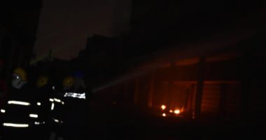 العراق.. اندلاع حريق فى مبنى بشارع الرشيد وسط بغداد
