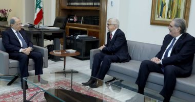 رئيس لبنان ميشال عون يستقبل السفير الروسى 