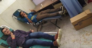 طلاب كلية صيدلة بنين جامعة الأزهر يطلقون حملة للتبرع بالدم