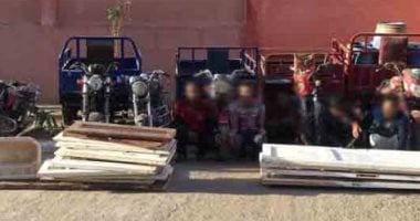 ضبط 4 متهمين كونوا عصابة لسرقة الدراجات النارية والمساكن بسوهاج