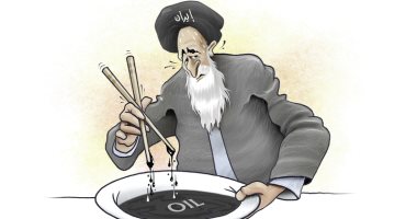كاريكاتير الصحف الإماراتية.. أزمة النفط الإيرانى 