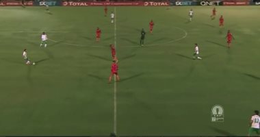 نوذابيو الموريتانى يحرز هدف التعادل أمام المصرى بالكونفدرالية