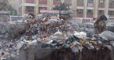 قارئ يشكو من انتشار القمامة بشارع  الأربعين بعين شمس أمام مجمع المدارس