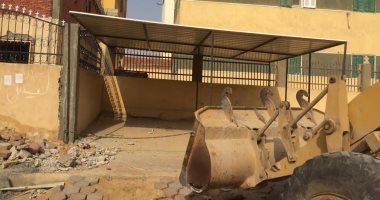 جهاز العبور يشن حملة أمنية لإزالة مخالفات البناء والإشغالات بالمدينة
