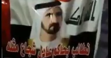 فيديو.. متظاهر عراقى يطالب المسئولين باختيار رئيس وزراء عادل يحمل صفات حاكم دبى