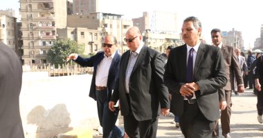 محافظ القاهرة يتفقد أعمال تطوير سوق المواردى بالسيدة زينب