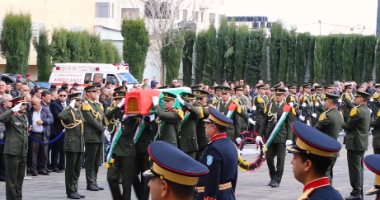 جنازة عسكرية مهيبة للقيادى الفلسطينى أحمد عبد الرحمن