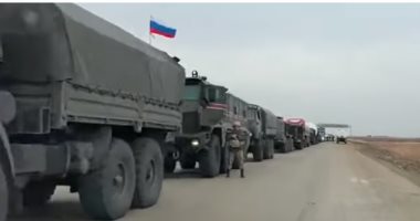 شاهد.. وصول قافلة ضخمة للشرطة العسكرية الروسية إلى مطار القامشلى بسوريا