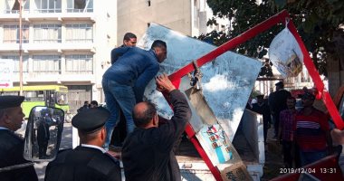 ضبط 21 حالة إشغال فى حملة مكبرة شرق الإسكندرية