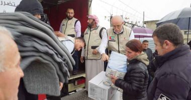 الهلال الأحمر الإماراتى يبدأ عمليات الإغاثة للمتأثرين بزلزال ألبانيا