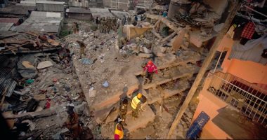 مصرع شخصين فى انهيار مبنى مؤلف من 6 طوابق فى كينيا