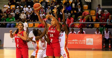 الأهلى مع وزارة جبل النار بربع نهائى البطولة الأفريقية لسيدات كرة السلة