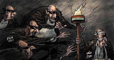 كاريكاتير الصحف السعودية.. الفصائل الإيرانية تحاول سلب الثورة العراقية
