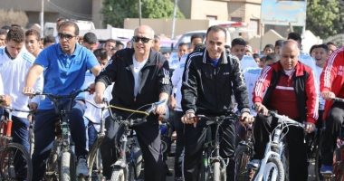 صور.. 1500 شاب من 5 محافظات يشاركون بمهرجان "التنمية الرياضية" فى سوهاج