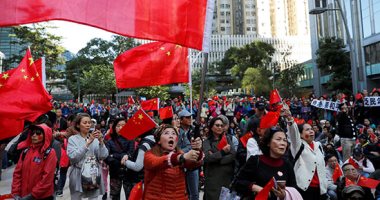 مظاهرات حاشدة فى هونج كونج لتأييد الحكومة الصينية