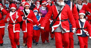 سباق لندن رن بزى "بابا نويل" تزامنا مع عيد الميلاد 