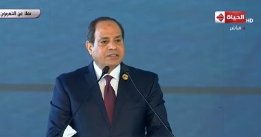 الرئيس السيسى بمنتدى أسوان: مصر واجهت مخاطر حرب أهلية و إرهاب فى 2013