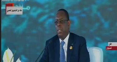 رئيس السنغال بمنتدى أسوان: 24 % من ميزانية قارة أفريقيا تخصص لمحاربة الإرهاب