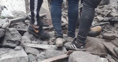 فيديو وصور.. انهيار عقار شارع أرض النقلى ببولاق أبو العلا