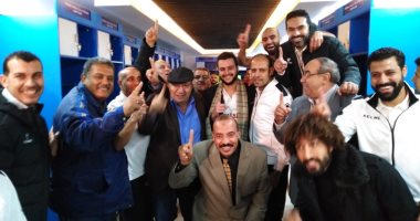 شاهد فرحة لاعبو المقاولون العرب بالفوز على المصري وصدارة الدوري