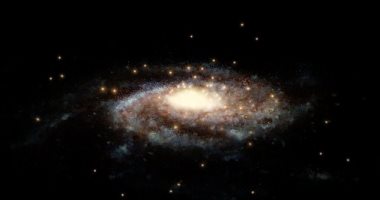 ناسا تنشر صورة احتفالية بالعام الجديد من قلب مجرة درب التبانة
