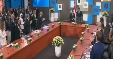 الرئيس السيسى يشهد جلسة سبل التعاون بين دول المتوسط بمنتدى شباب العالم