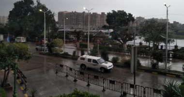 أمطار متوسطة ورياح شديدة تضرب مدن القليوبية صباح اليوم
