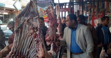 صور.. إعدام 717 كيلو جرام لحوم غير صالحة وتحرير 96 محضر تموين بسوهاج