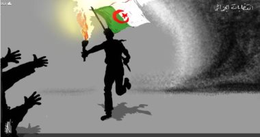 كاريكاتير صحيفة فلسطينية.. نجاح الانتخابات الجزائرية