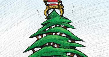 كاريكاتير صحيفة كويتية.. الأوضاع فى لبنان مع إقتراب أعياد راس السنة الميلادية 
