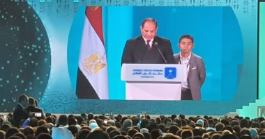 الرئيس السيسي: أرض سيناء مباركة وهى نقطة لتلاقى الحضارات