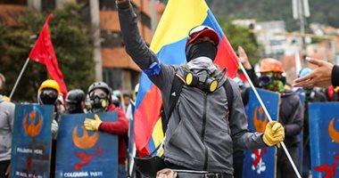 صور.. احتجاج فى بوجوتا على إصلاحات الحكومة الكولومبية 