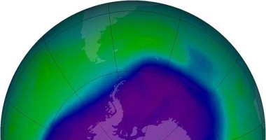 انخفاض مستوى الأوزون فوق القطب الشمالى