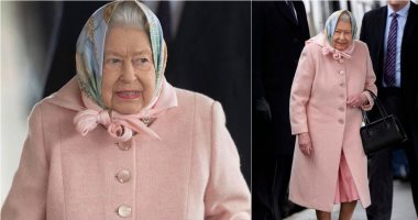 الملكة إليزابيث تختار الوردى لإطلالة مشرقة قبل الكريسماس.. صور 