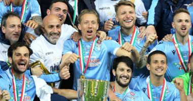 لاتسيو بطل كأس السوبر الإيطالي للمرة الخامسة في تاريخه