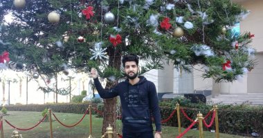 "أحمد" يشارك صحافة المواطن صوره خلال الاحتفال بالكريسماس