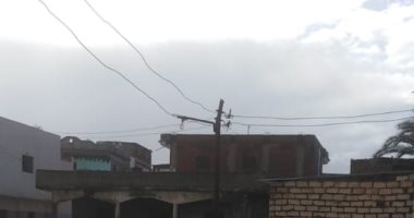 قارئ يطالب بتغيير أعمدة الكهرباء بقرية البكاروه بكفر الشيخ لخطورتها