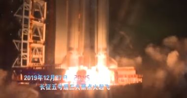 فيديو.. لحظة إطلاق أقوى صاروخ فضائى فى العالم من الصين