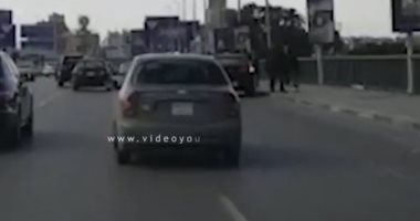 فيديو.. تعرف على حركة السيارات أعلى كوبرى أكتوبر من التحرير حتى المهندسين