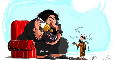 كاريكاتير "الرياض".. نظام "الملالى" مرضعة الميليشيات المسلحة
