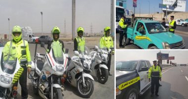 انتشار الحملات المرورية بمحاور القاهرة والجيزة لرصد المخالفين لقواعد المرور