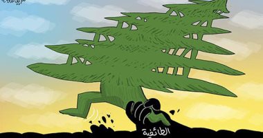 كاريكاتير صحيفة الاتحاد الإماراتية.. الصراع بين الطائفية والاعتدال