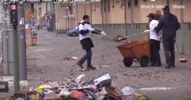 النظافة من الإيمان.. مسلمون يقومون بحملة تنظيف فى شوارع برلين