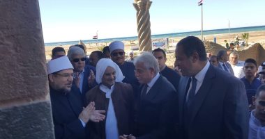 وزير الأوقاف ومحافظ جنوب سيناء يفتتحان مسجد الرحمة بمدينة الطور