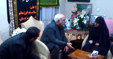 وزير خارجية إيران يزور أسرة قاسم سليمانى ويقدم التعازى