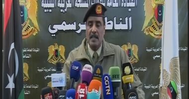المسمارى: حادث الكلية العسكرية بطرابلس إرهابى لتشويه الجيش الوطنى الليبى