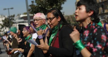 مظاهرة نسائية فى المكسيك تطالب بالسماح لهن بالإجهاض