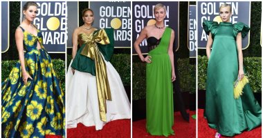 اللون الأخضر بدرجاته الأسوأ على السجادة الحمراء لـ Golden Globe 2020.. صور
